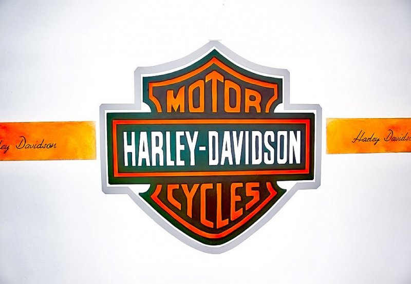 Harley-Davidson-Schriftzug-in-der-